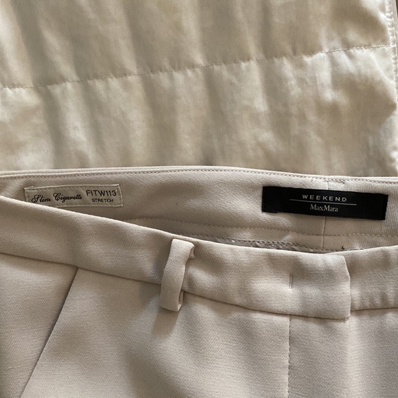Weekend Max Mara Slim Cigarette Pants IT42 - Picture 3 of 6